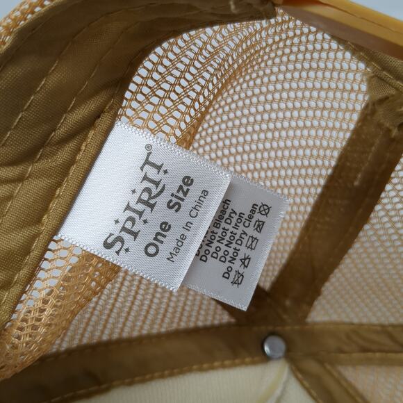 Camel Towing Snapback Trucker Hat Brown One Size Adjustable Mesh Back Spirit - Picture 9 of 10